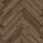 Floorlife YUP HERRINGBONE DRYBACK WARM BROWN